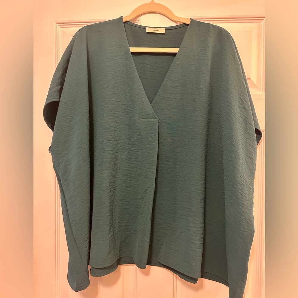 Entro Deep Teal Blouse